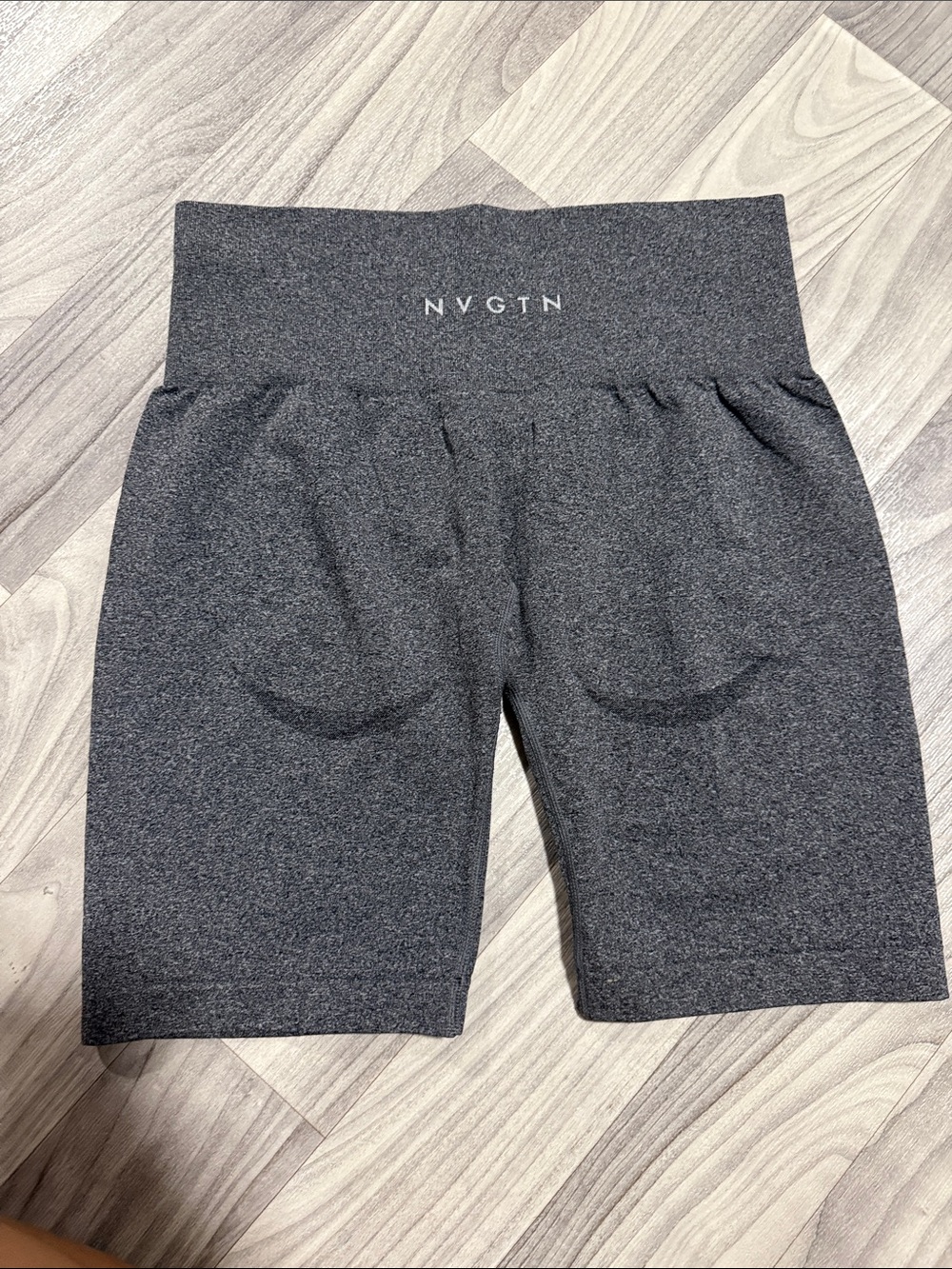 NVGTN High-Rise Charcoal Bike Shorts